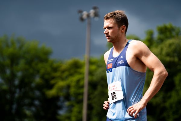 Marvin Schlegel (LAC Erdgas Chemnitz) ueber 400m am 04.06.2022 waehrend der Sparkassen Gala in Regensburg